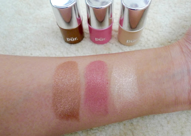 Pur Minerals 'Let it Glow' Bronzer, Blusher, Highlighter Trio | Review
