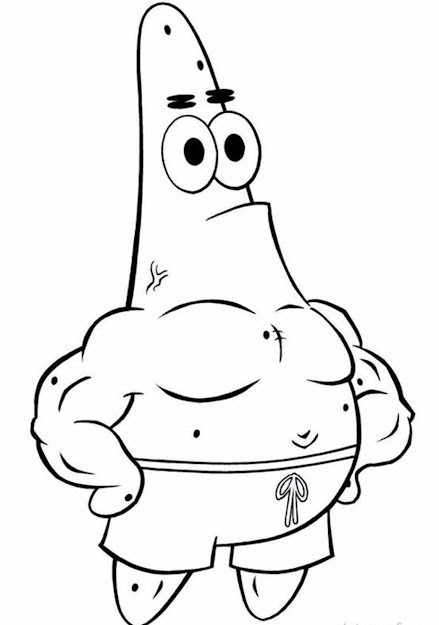 Coloring Pages Spongebob Patrick Star
