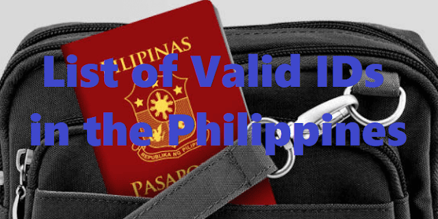 List of Valid IDs in the Philippines: Primary and Secondary