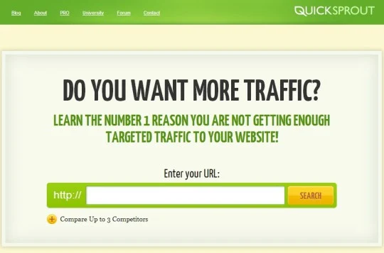 Quicksprout - Website SEO Report