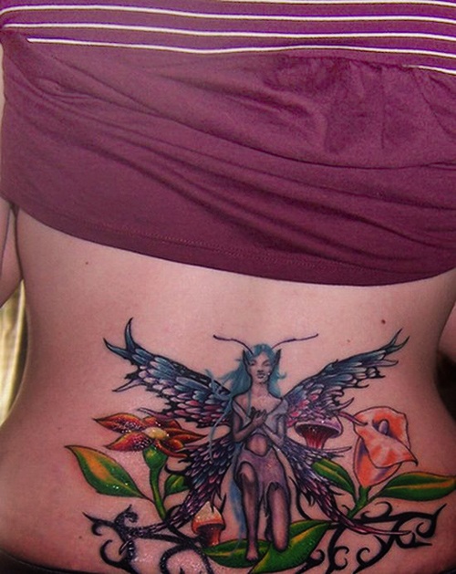  they have been labeled as guardians of the environment and may either kind or malicious. beautiful butterfly fairy tattoo designs girls