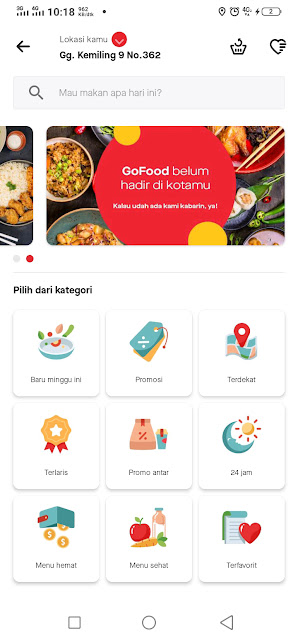 cara daftar GoFood Online