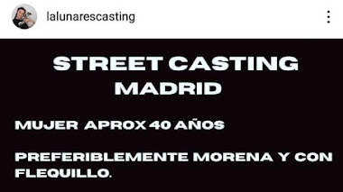 CASTING CALL MADRID: Se busca HOMBRE de 30 años, MUJER de 40 años y de 23 años para proyecto audiovisual