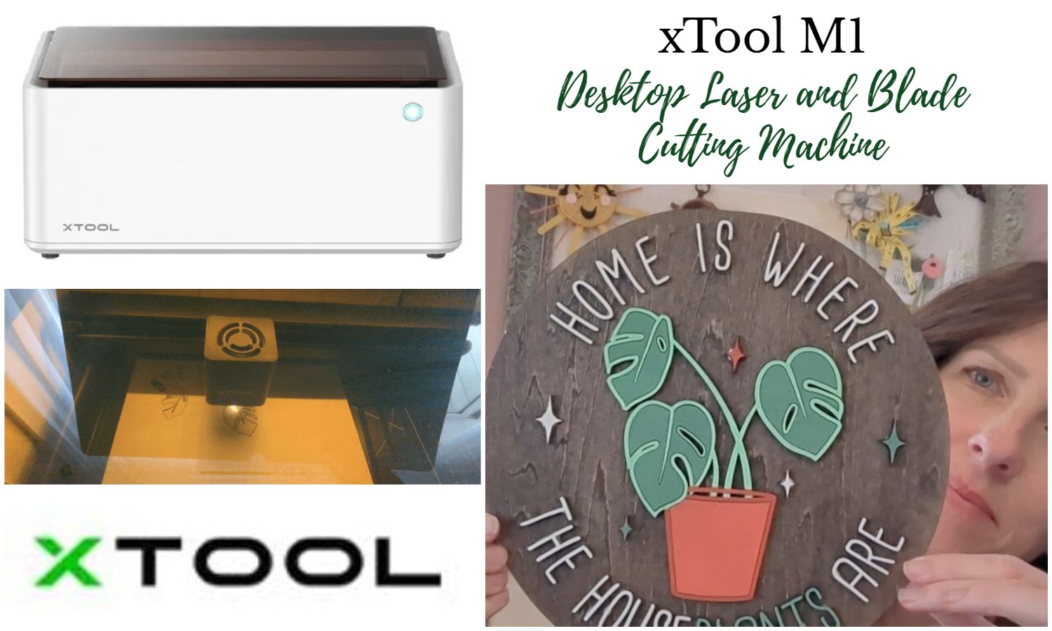 xTool M1 Desktop Laser and Blade Cutting Machine