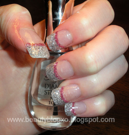 Drop diy At Home nails DIY:   Silver and   acrylic Pink Dead,  Gorgeous: Nails Acrylic