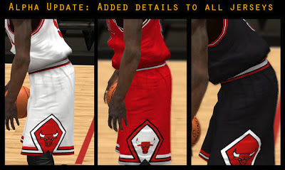 NBA 2K13 Chicago Bulls Jersey Pack