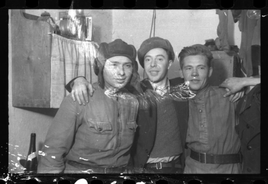 These 32 Pictures Had Been Buried For Years. The Reason Is Heart-Breaking - 1945: Three Men After Liberation By The Red Army