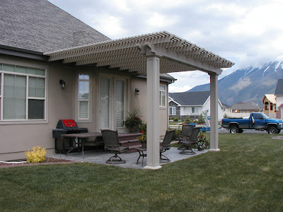 attached pergola designs