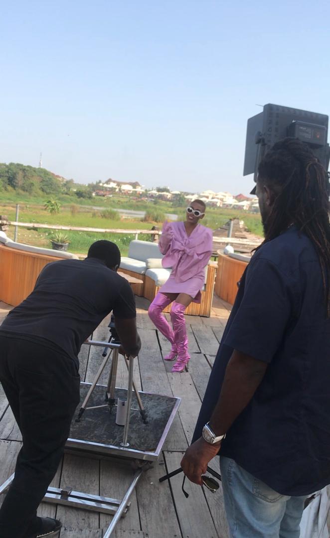 Behind The Scene Pictures From Maureen’s “Mind Your Business” Video Making | @iammaureen_owou @suniblackwall