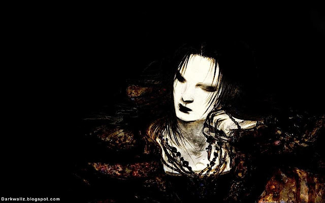 Dark Gothic Girls Desktop Wallpapers