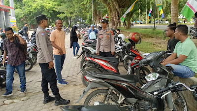 Jalin Kemitraan Yang Harmonis, Personel Polsek Karang Baru Sambang Warga 