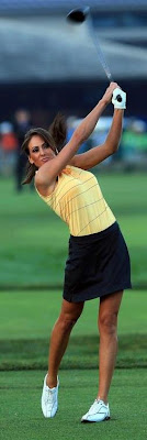 Hot Holly Sonders Golfer