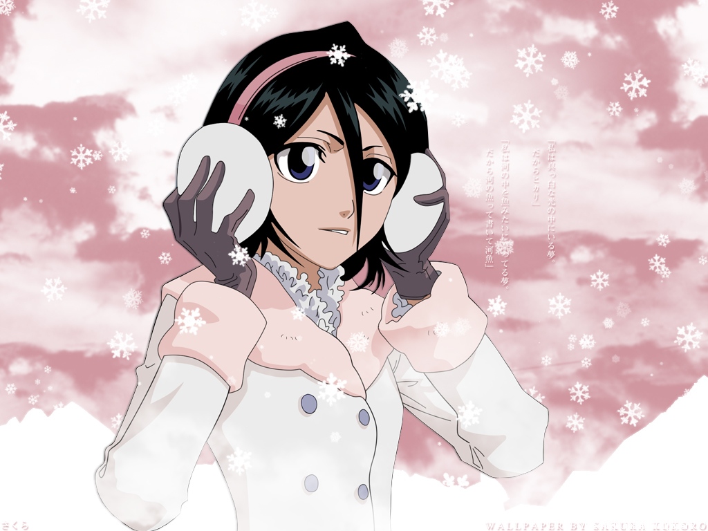 anime wallpaper : Kuchiki Rukia - Bleach Wallpaper