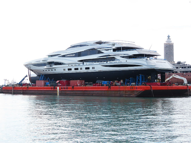 Superyacht Lionheart, IMO 1012323, FB 262, porto di Livorno