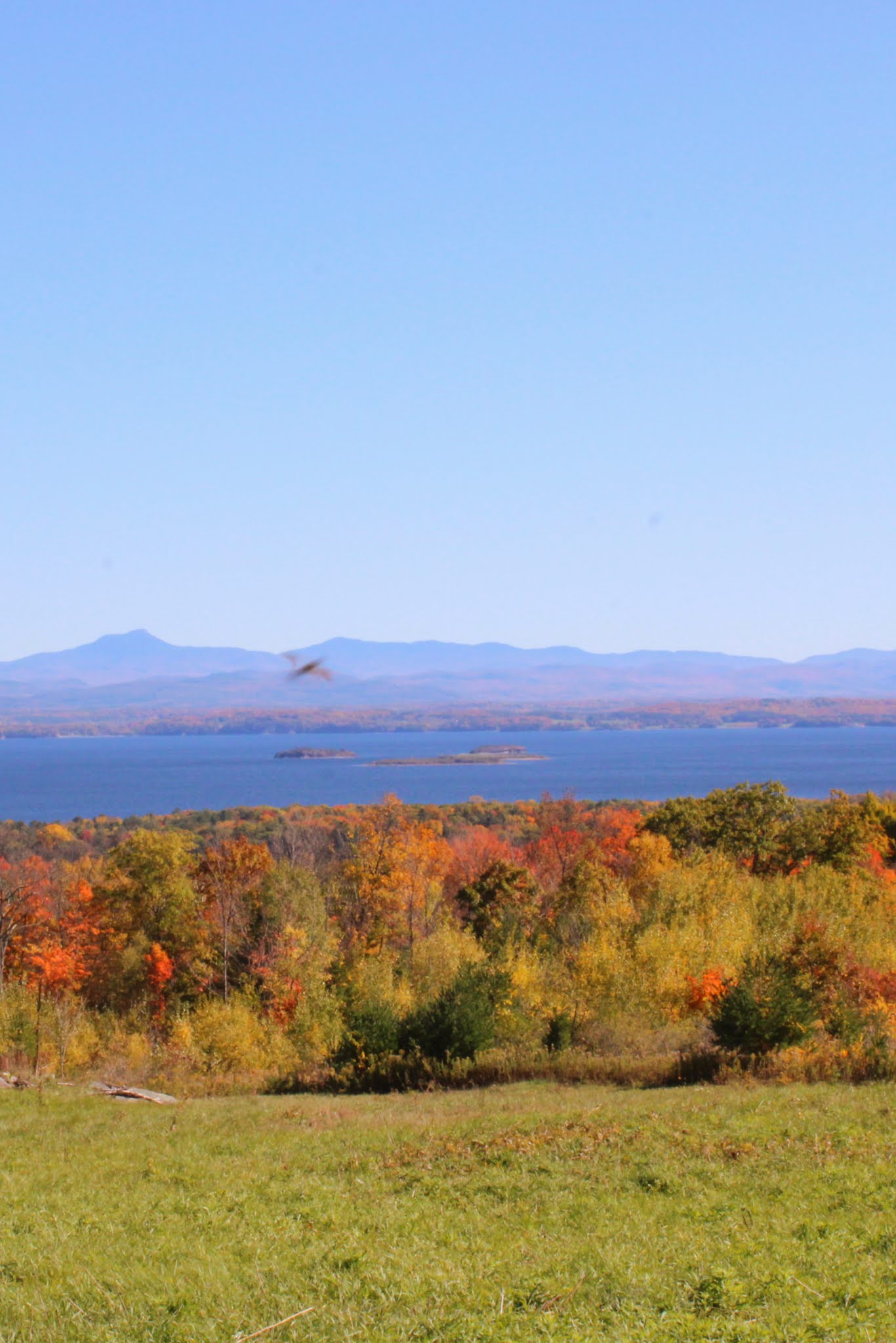 Fall Drive Overlooking Lake Champlain // Upstate New York