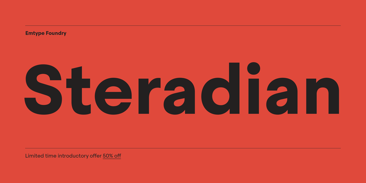 Download Steradian Font Family From Emtype Foundry Download Steradian Font Family From Emtype Foundry