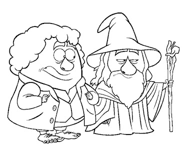 #9 Hobbit Coloring Page