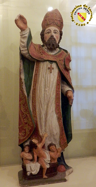 Saint-Nicolas (XVIIe siècle) - Statue en bois - Musée Lorrain de Nancy (54)