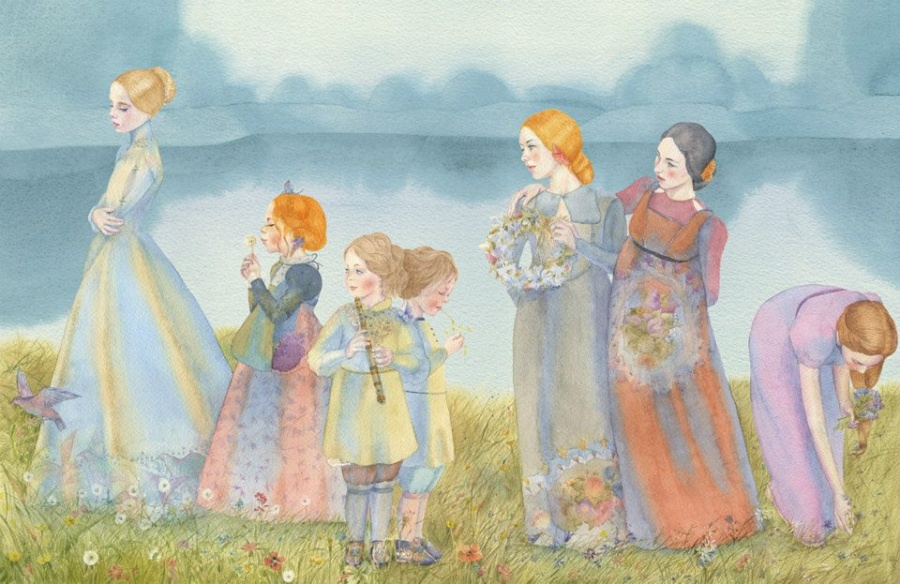 the magical world of dreams in gentle watercolors by russian artist