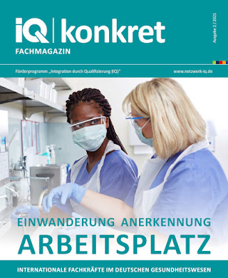 IQ konkret 02/2021 berichtet über Unterstützungsprojekt IQ Servicestelle bei KONTAKT Eberswalde.