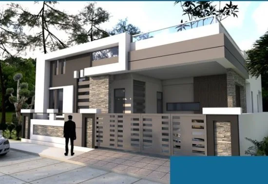 Desain inspiratif rumah minimalis atap datar 1 lantai