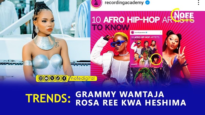 Rapper Rosa REE Apenya Katika List ya Grammy