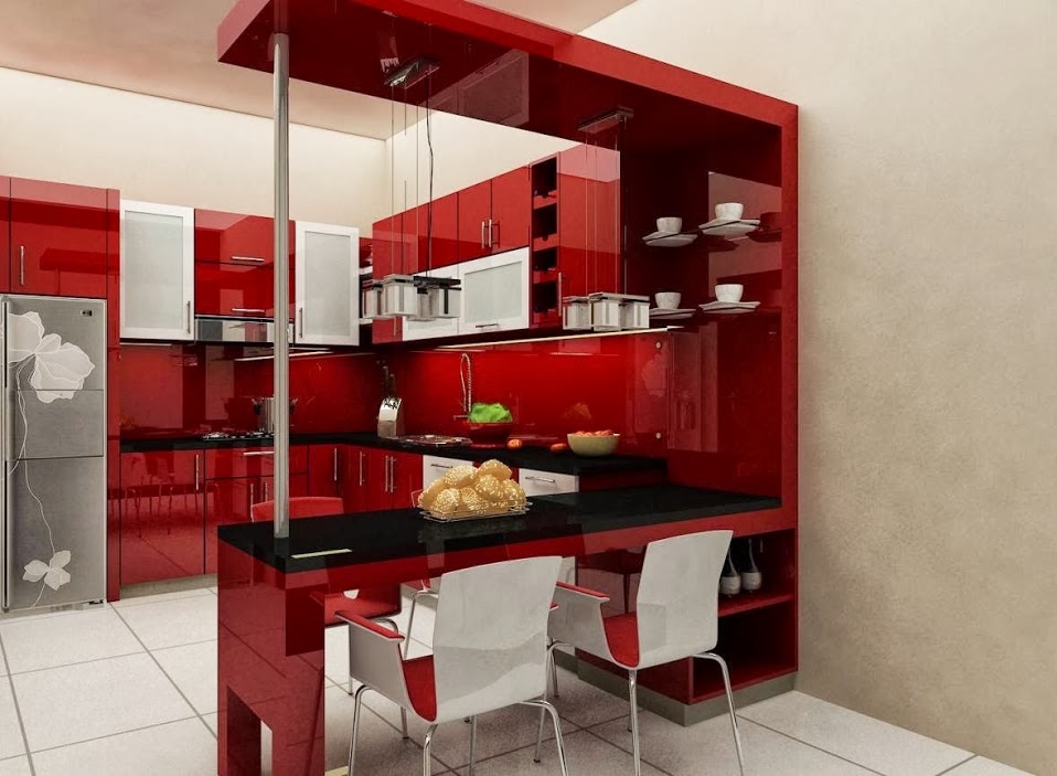 Adharinterior Dsign interior kitchen set dan meja mini bar 