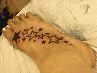 tattoos on foot stars