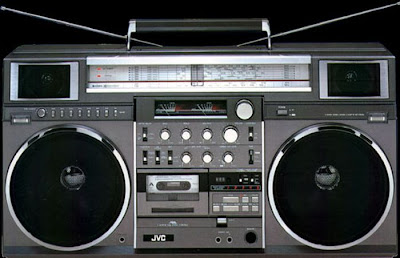 old school boombox