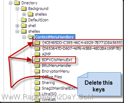 How To Remove/Disable Bitdefender File Vault, File Shredder and Safebox items under right-click or context menu ?