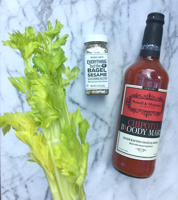 Amazing Bloody Mary Recipe and other Ideas for using Trader Joe's Everything but the Bagel Seasoning!