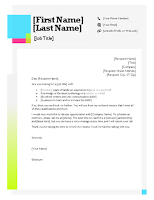  Sticky note cover letter