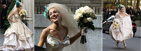 Carrie Bradshaw vestida de novia por Vivienne Westwood