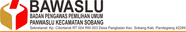 Kecamatan Sobang PILKADA Kabupaten Pandeglang Tahun  Pengumuman Pengawas TPS Terpilih Se-Kecamatan Sobang PILKADA Kabupaten Pandeglang Tahun 2020