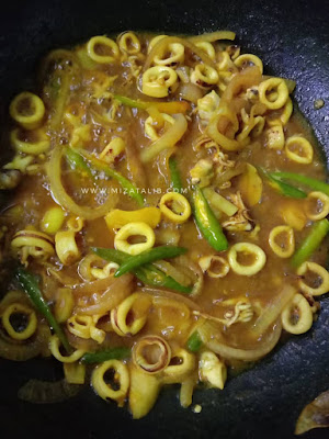 Sotong Masak Kunyit - Miza Talib