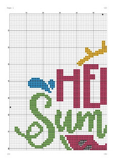 Hello Summer cross stitch - Tango Stitch