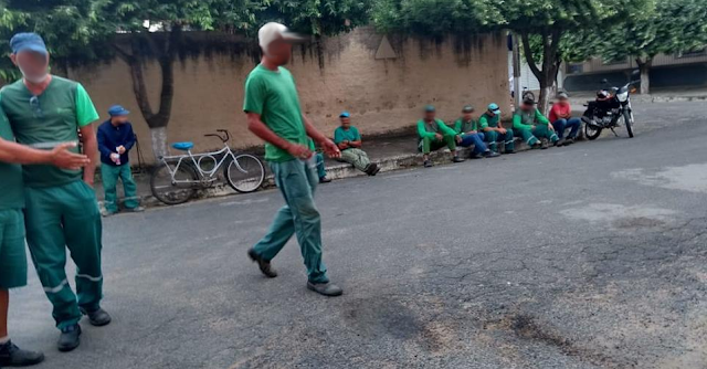 Funcionários de Empresa de Coleta de lixo paralisam suas atividade em Cardoso Moreira