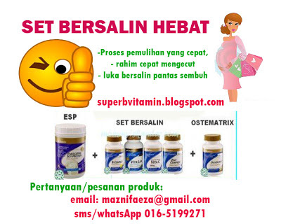 Set Bersalin/Berpantang Shaklee telah terbukti selamat dan terjamin 