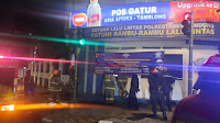 Pos Polisi Jalan Asia Afrika - Tamblong Kota Bandung Kebakaran
