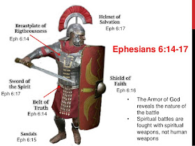 In this battle, Paul wrote about the important of putting on the 'full armour of God' so that 'you can take your stand against the devil's schemes' (Ephesians 6:11).