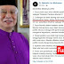 "Cadang nama Anwar jadi PM, dia tolak. Cadang nama anak, dia OK je" -Najib