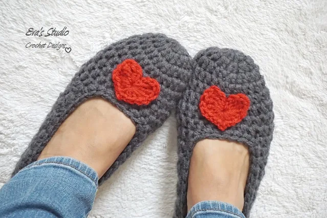 Heart Slippers