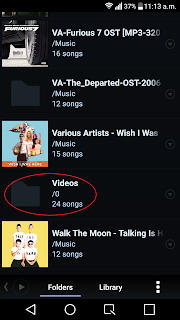 Video files detected as songs in Poweramp Folders 