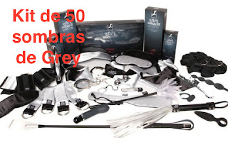 Kit 50 sombras de grey