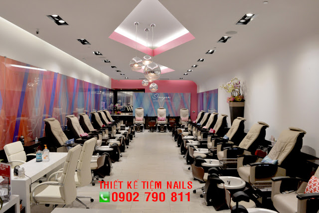 nhận thiết kế salon nail