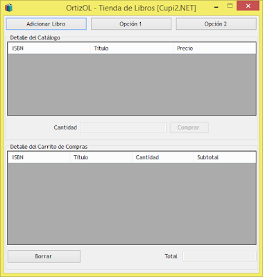 Tienda de Libros en C#