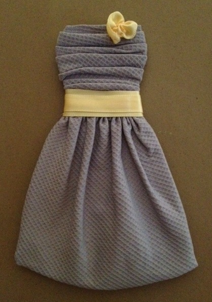 Just a simple cocktail dress in my favorite gray and yellow. Recycled ...