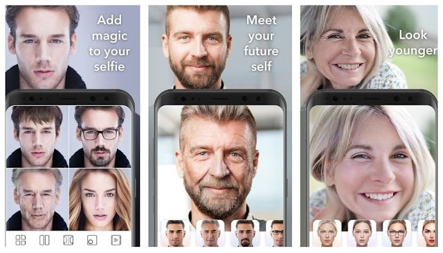 FaceApp تطبيق FaceApp لتغيير ملامح الوجه