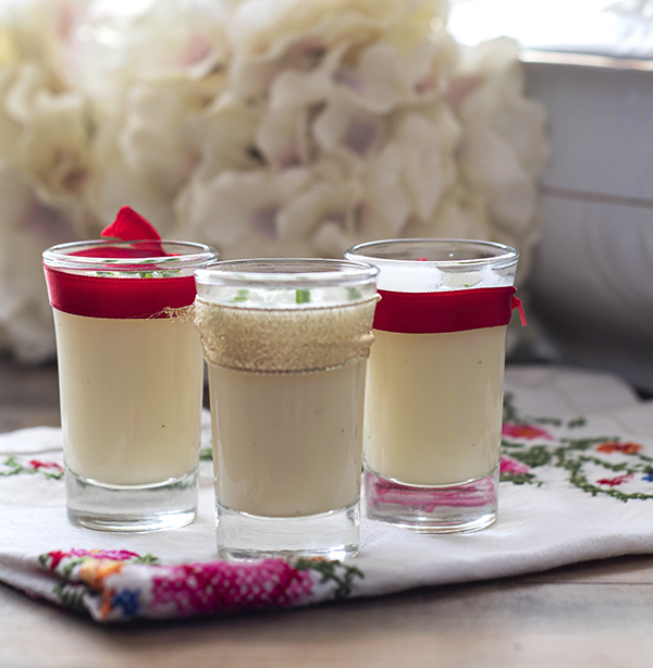 Crema de coliflor en vasitos #sinlactosa #navidad
