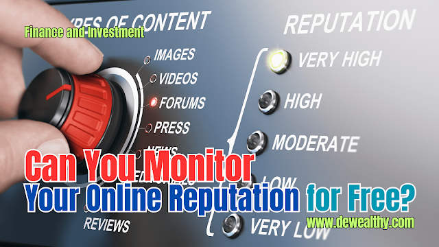 cost-effective online reputation monitoring for small businesses, blogger wealth